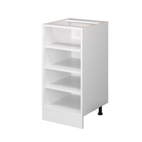 Étagère Basse R-line 41810 Blanc 40cm Avec Étagères Ouvertes, Sans Pt