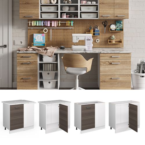 Universal Armoire Dangle R-line 41817 Gris 86cm Avec Porte, Sans Pt