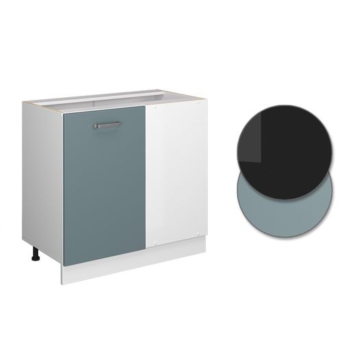 Universal Armoire Dangle R-line 41823 Bleu-gris 86cm Avec Porte, Sans Pt