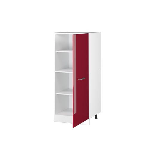 Armoire Haute Universelle R-line 41887 Rouge Bordeaux Haute Brillance 60cm Avec Grande Porte