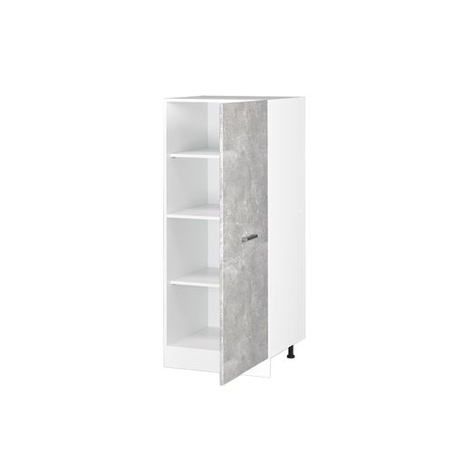 Armoire Haute Universelle R-line 41888 Béton 60cm Avec Grande Porte