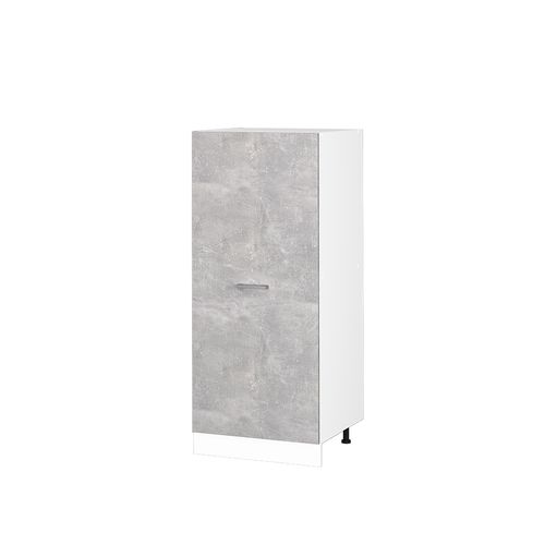 Armoire Haute Universelle R-line 41888 Béton 60cm Avec Grande Porte