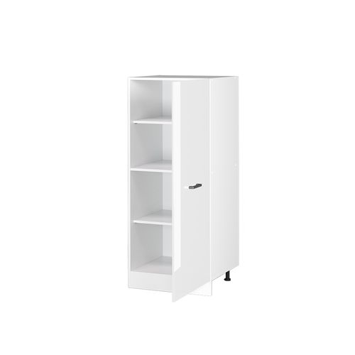 Armoire Haute Universelle R-line 41896 Blanc Haute Brillance 60cm Avec Grande Porte