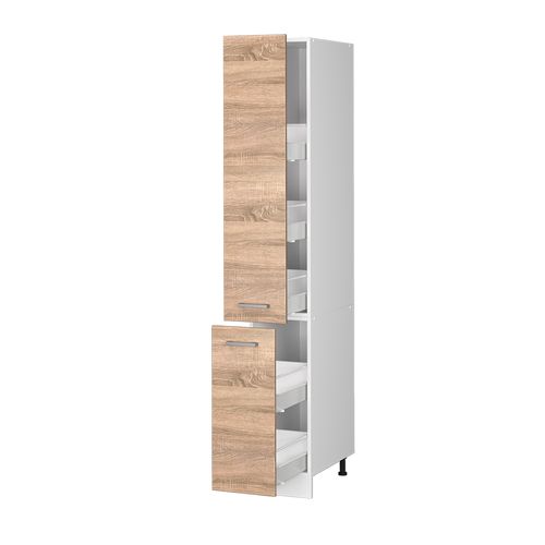 Armoire Haute Universelle R-line 41906 Sonoma 30cm Avec Portes
