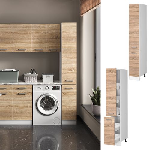 Armoire Haute Universelle R-line 41906 Sonoma 30cm Avec Portes