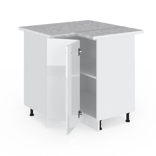 Universal Armoire Dangle R-line 41998 Blanc Haute Brillance 75.6cm Avec Porte, Avec Pt