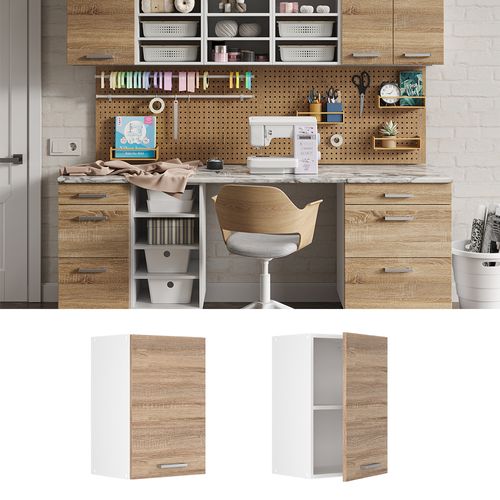 Armoire Suspendue R-line 42039 Sonoma 40cm Avec Étagères Ouvertes