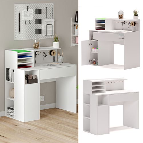 Bureau 42087 Blanc 100x50cm