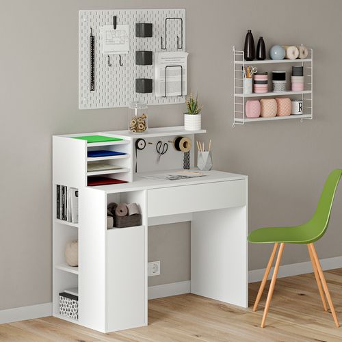Bureau 42087 Blanc 100x50cm