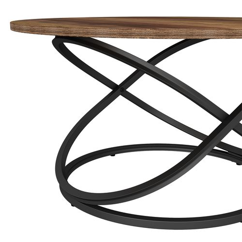 Table Basse Calgary 41529 Bois 79.5x46cm Avec Grande Surface De Travail