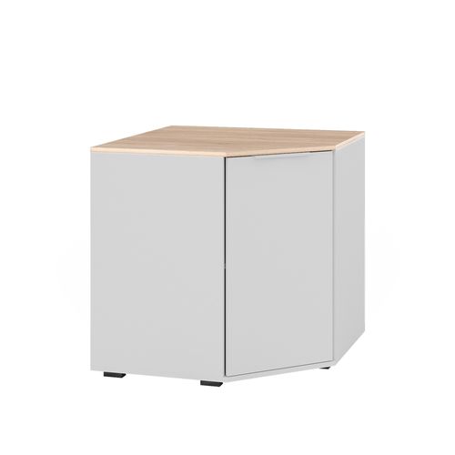 Sideboard Betti 41615 Blanc/sonoma 77.9x77.9cm Avec 1 Porte