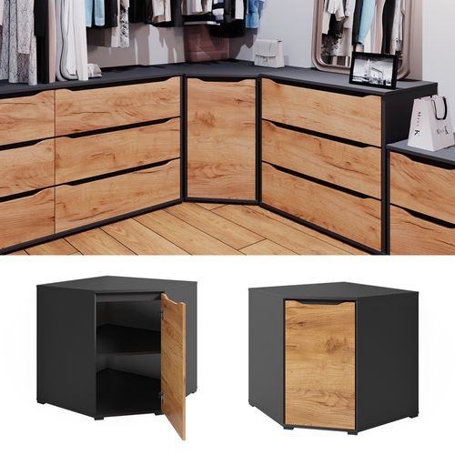 Sideboard Ruben 41622 Chêne De Force Doré 78x76.6cm Avec Portes