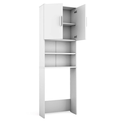 Armoire De Toilette 43383 Blanc 64x190cm Avec 2 Portes