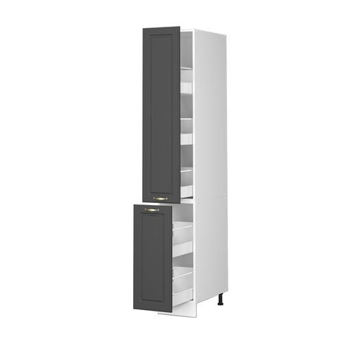 Colonne De Salle De Bain Fame-line, Anthracite-or, 30x206.8cm