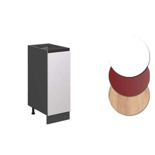 Meuble De Cuisine R-line 45848 Blanc 30cm  J-shape Pt Marbre