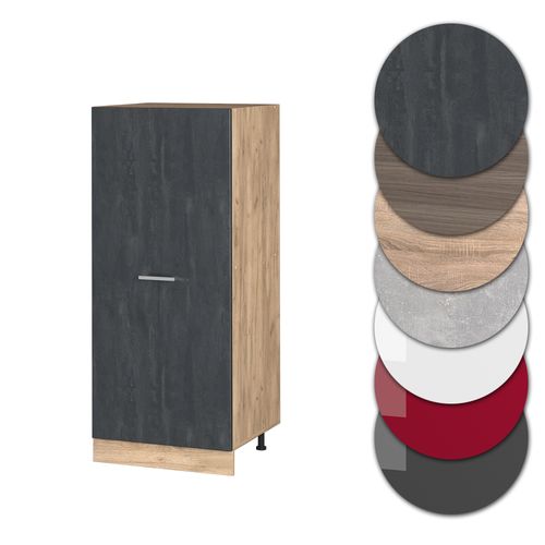 Meuble Pour Four R-line 47566 Béton Noir 60cm