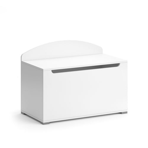 Coffre à Jouets Arno, Blanc, 85x63.7cm Avec Couvercle
