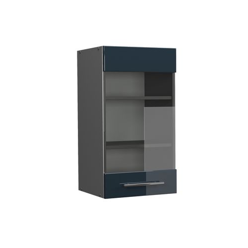 Armoire En Verre Fame-line 48825 Bleu Foncé Brillant 40cm