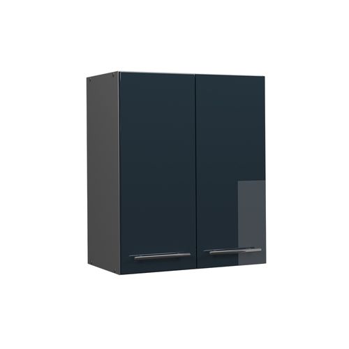 Elément Haut De Cuisine Fame-line 48829 Bleu Foncé Brillant 60cm