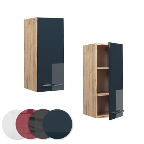 Elément Haut De Cuisine Fame-line 48884 Bleu Foncé Brillant 30cm