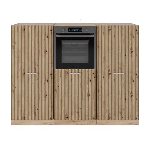 Bloc Cuisine R-line 48925 Chêne Artisan/chêne Doré 180cm Sans Pt