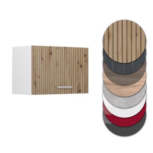 Elément Haut De Cuisine R-line 49062 Chêne Artisan 60cm Plat