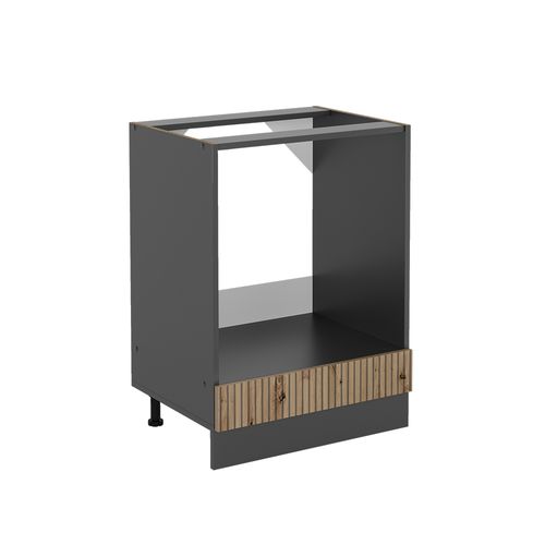 Meuble Pour Four R-line 49090 Chêne Artisan 60cm Sans Pt