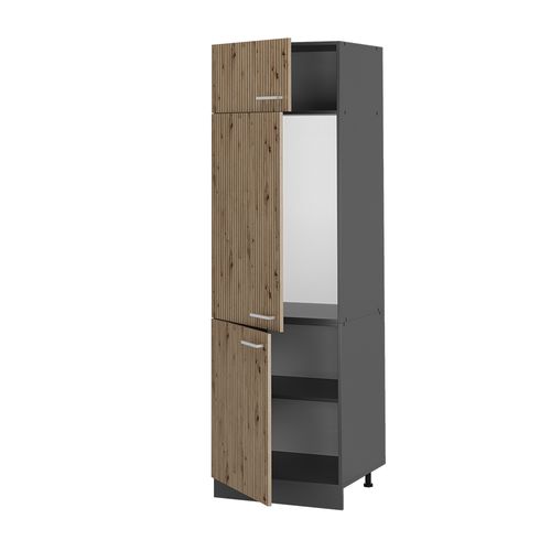 Armoire Pour Frigo R-line 49101 Chêne Artisan 60cm