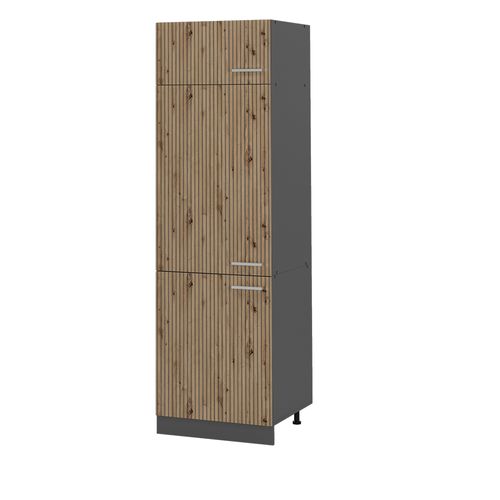 Armoire Pour Frigo R-line 49101 Chêne Artisan 60cm