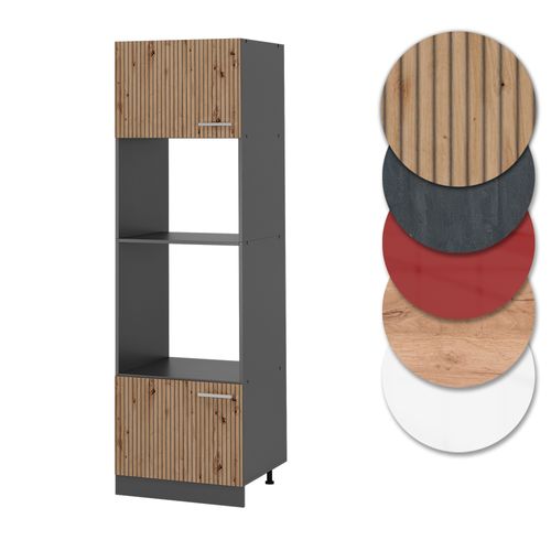 Armoire Micro-ondes R-line 49102 Chêne Artisan 60cm