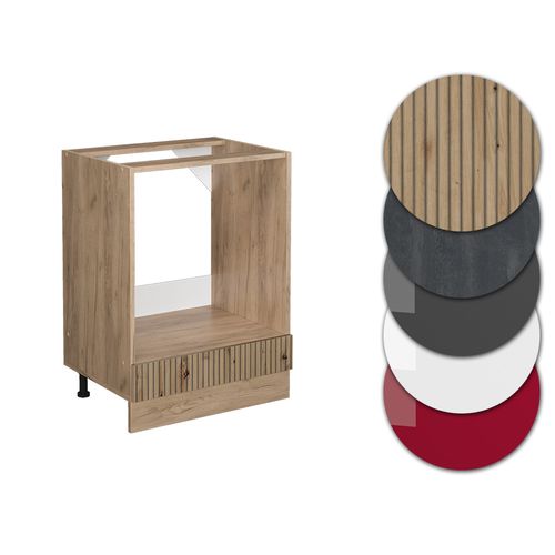 Meuble Pour Four R-line 49131 Chêne Artisan 60cm Sans Pt