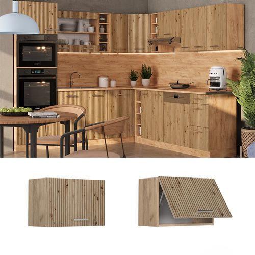 Elément Haut De Cuisine R-line 49138 Chêne Artisan 60cm Plat