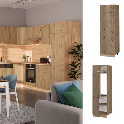 Armoire Pour Frigo R-line 49141 Chêne Artisan 60cm