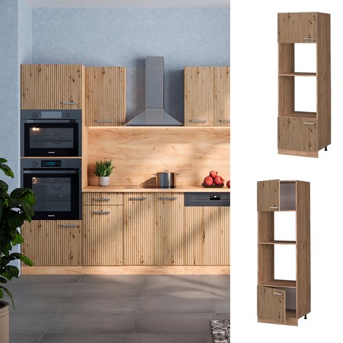 Armoire Micro-ondes R-line 49142 Chêne Artisan 60cm