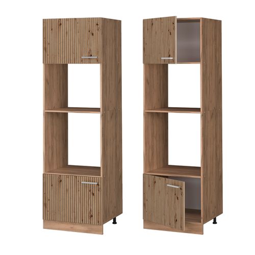 Armoire Micro-ondes R-line 49142 Chêne Artisan 60cm