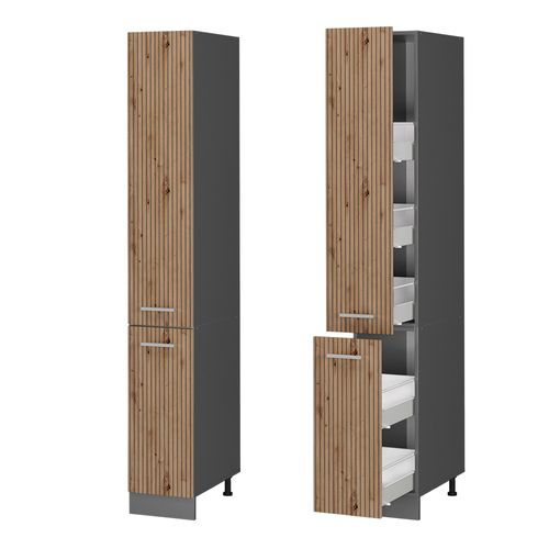 Meuble Haute De Cuisine R-line 49218 Chêne Artisan 30cm