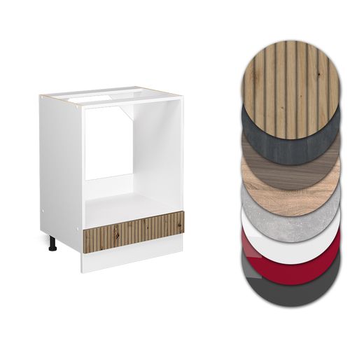 Meuble Pour Four R-line 49250 Chêne Artisan 60cm , Pt Chêne