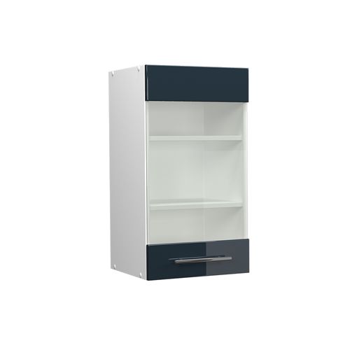 Armoire En Verre Fame-line 49562 Bleu Foncé Brillant 40cm