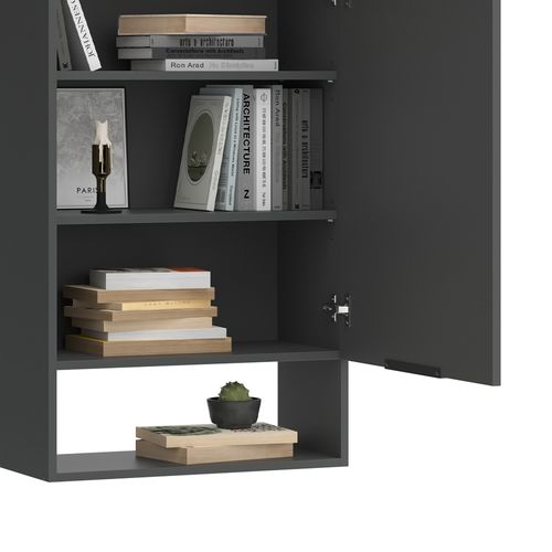 Mur De Salon Wido 49800 Anthracite 5 Pièces