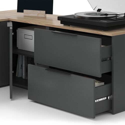 Meuble Mural Wido 49805 Anthracite 5 Pièces