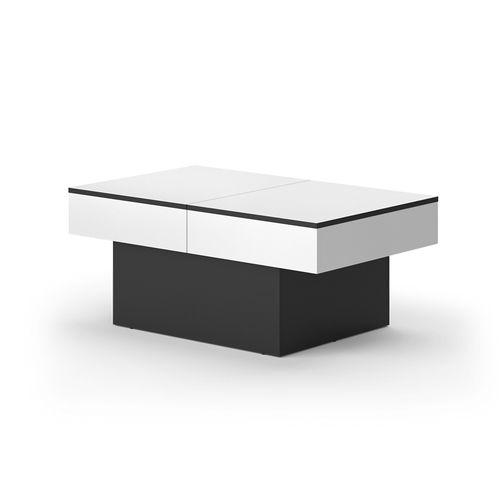 Table Basse Boto 47642 Noir 95x58cm Extensible