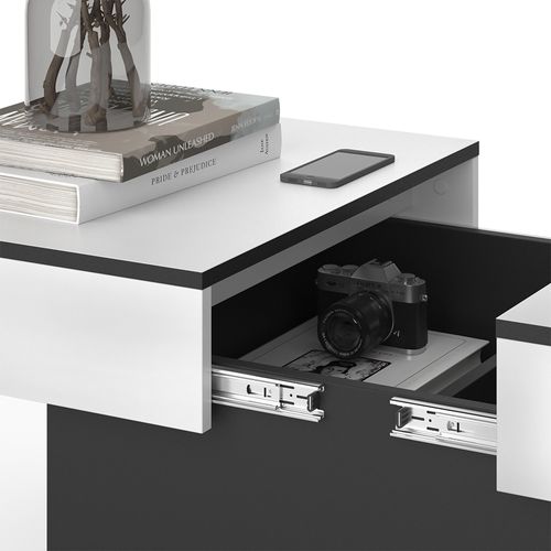 Table Basse Boto 47642 Noir 95x58cm Extensible