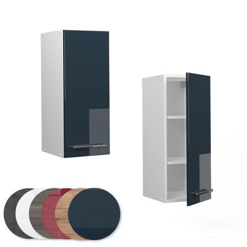 Elément Haut De Cuisine Fame-line 49701 Bleu Foncé Brillant 30cm