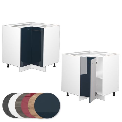 Meuble Dangle Fame-line 49702 Bleu Foncé Brillant 80.5cm Sans Pt