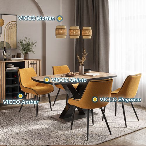 Commode Amber 47682 Marron 35x110cm Avec 1 Porte