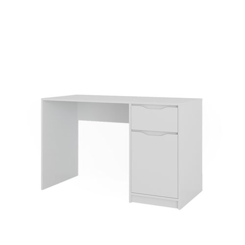 Bureau Ruben 49262 Blanc 120x55cm Avec Tiroir