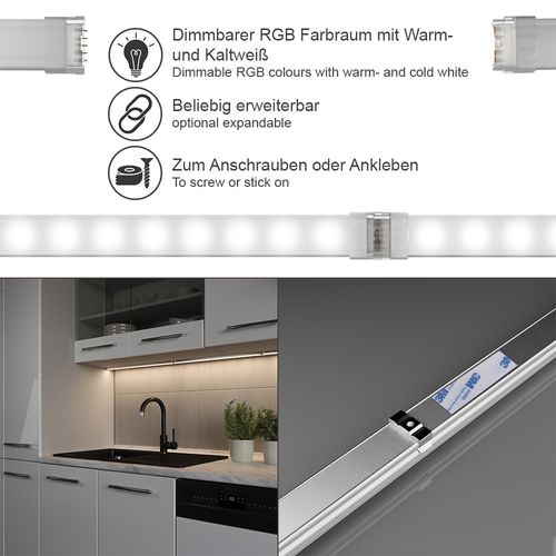 Bande LED , Blanc, 60 Cm