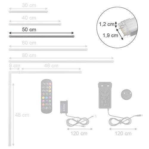 Bande LED 49424 Blanc 50 Cm