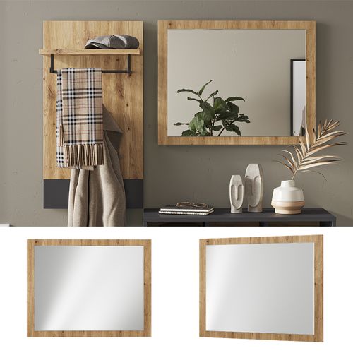 Miroir Mural Selena 50047 Chêne Artisan 70x55cm