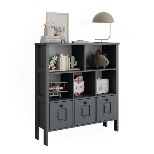 Bibliothèque Enfant Ajaton 50176 Gris 103.6x113.4cm